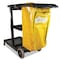 Impact Products Janitorial Cart, Three-Shelves, 20-1/2w x 48d x 38h, Blue IMP 6850 - alternate 1